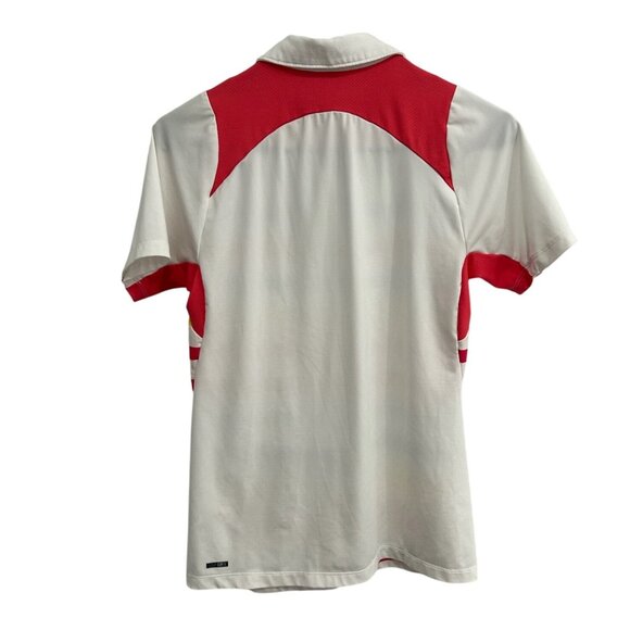 Puma Sportstyle Striped Polo Shirt S Multicolor Short Sleeve Performance Top - Picture 2 of 10